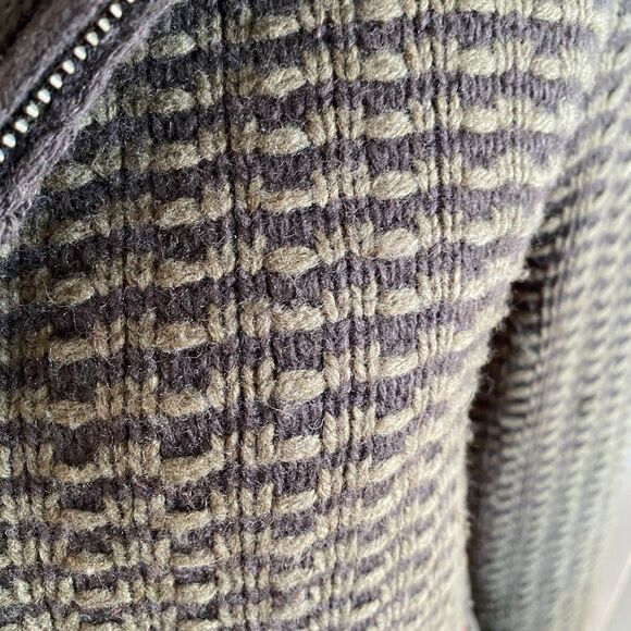 Cabi Wool Blend Long Cottagecore Embroidered Floral Hooded Zip Knit Sweater Sz S - Picture 14 of 14